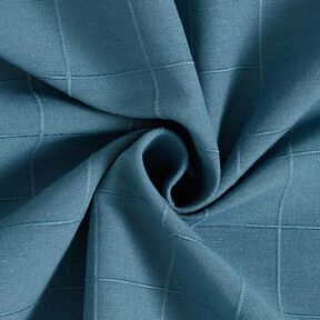 Sisustuskangas Ristikkoruutu Kierrätetty – kirkas petrooli, 