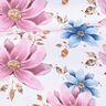 Puuvillajersey Dreamflowers | Glitzerpüppi – valkoinen,  thumbnail number 2