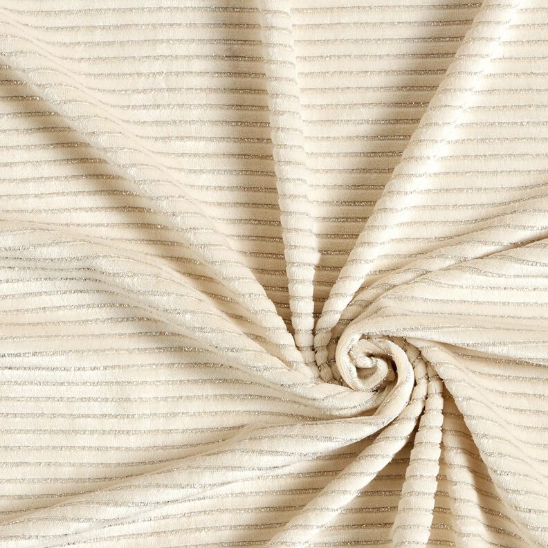 Nicki-kangas Kimalleraidat – vaalea beige/hopea metallic,  image number 3