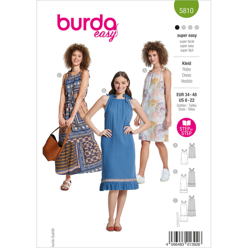 Pukeutua | Burda 5810 | 34-48,  image number 1