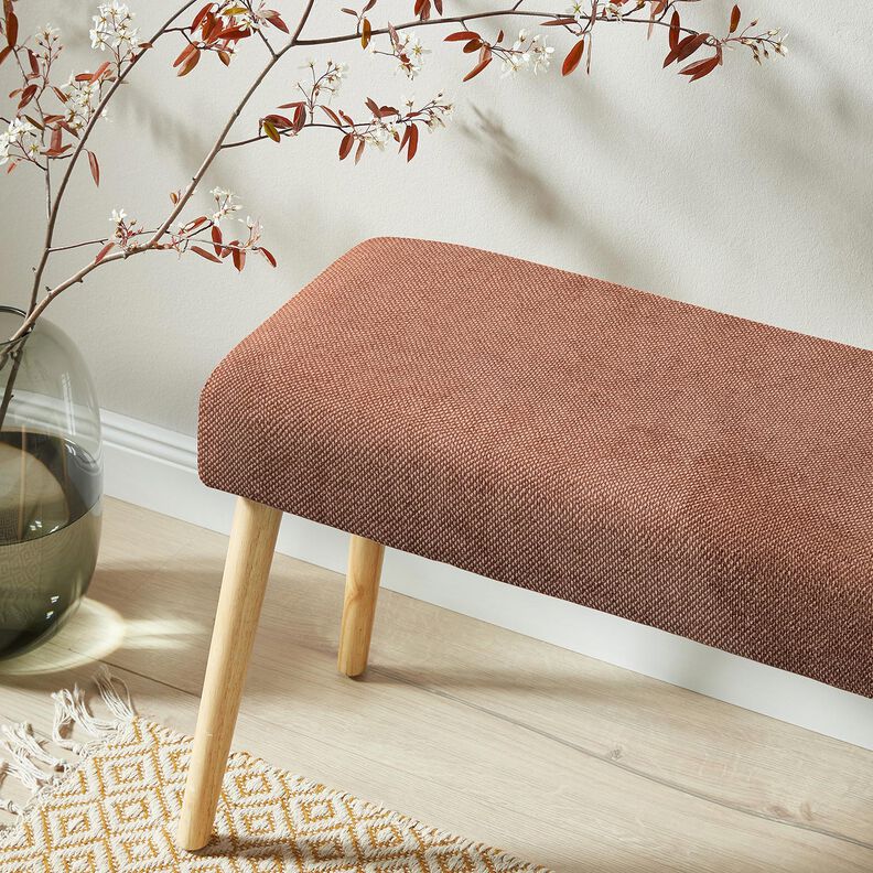 Verhoilukangas Meleerattu pehmeä – vanharoosa,  image number 6