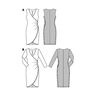 Kietaisutyylinen mekko, Burda 6829,  thumbnail number 6