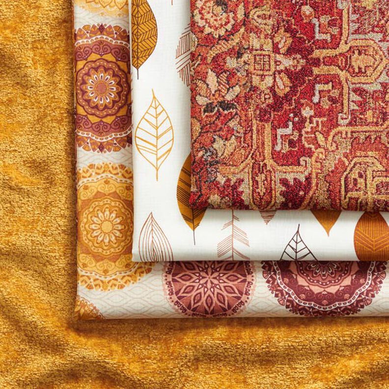 Sisustuskangas Gobeliini kudottu matto – terrakotta/tulipunainen,  image number 3