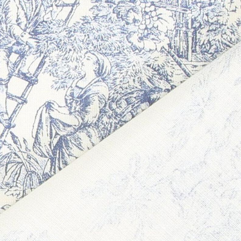 Puuvillakangas Mini Pastorale 280 cm – sininen,  image number 3