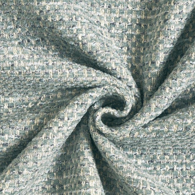 Verhoilukangas värikäs boucléjäljitelmä – kaisla/kerma,  image number 1