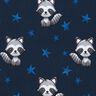 Puuvillajersey Pesukarhu ja tähdet | Glitzerpüppi – yönsininen/hopea,  thumbnail number 1