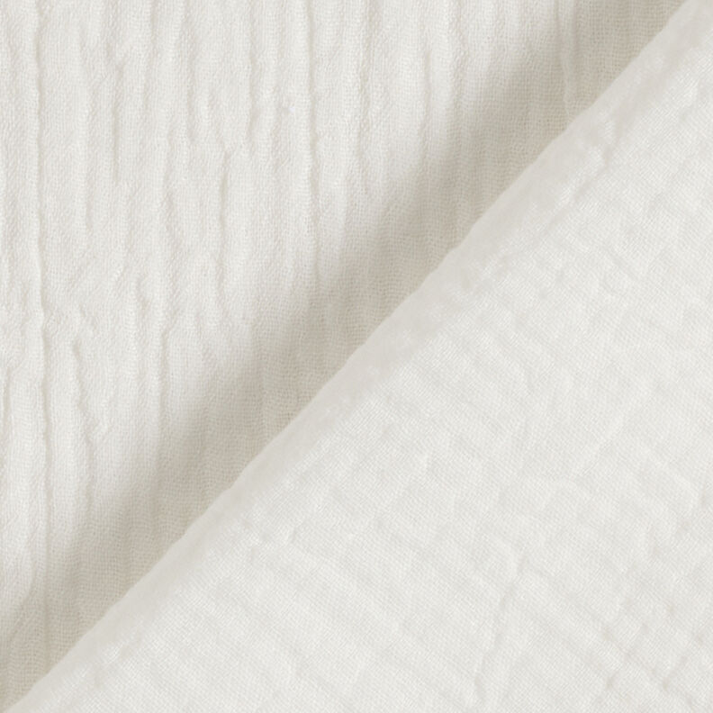 Musliini-/kaksikerroksinen kangas – villanvalkoinen,  image number 4