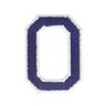 Kangasmerkki O-kirjain [ Korkeus: 4,6 cm ] – laivastonsininen,  thumbnail number 1