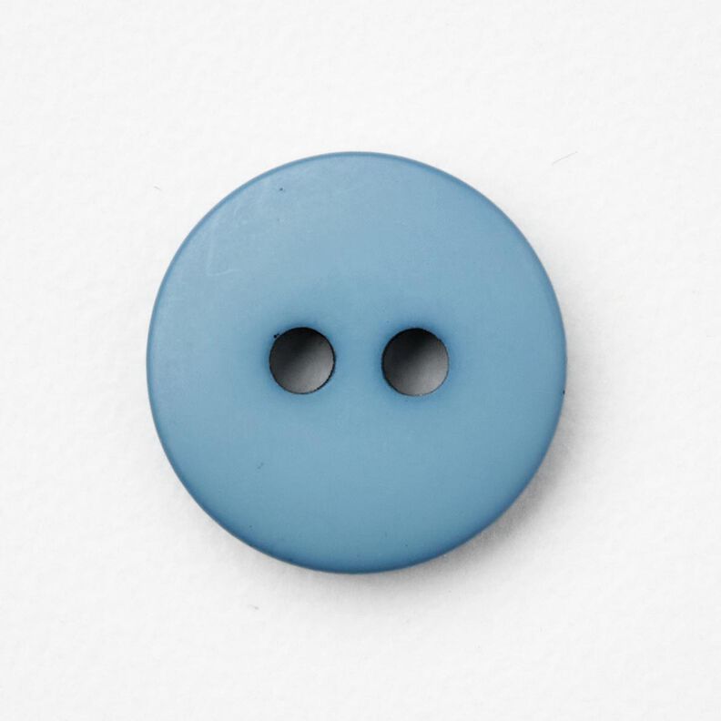 2-reikäinen pyöreä nappi [Ø 11 mm] – briljantin sininen,  image number 1