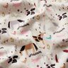 Puuvillakangas Kretonki Maatilan eläimet – manteli,  thumbnail number 2
