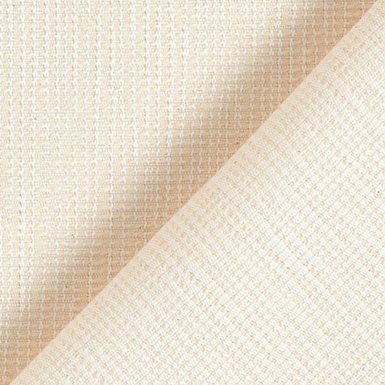 Sisustuskangas Jacquard Hillitty ribbi &ndash; kerma,  image number 3