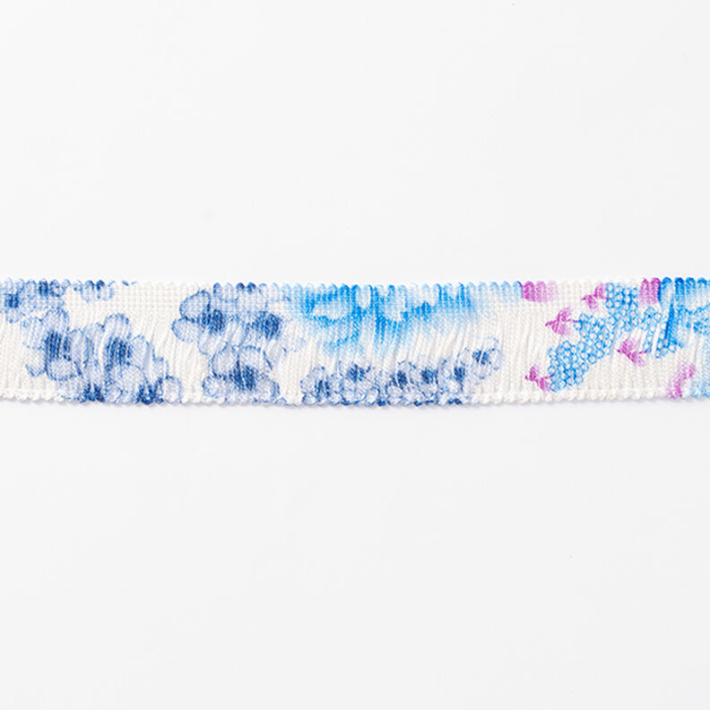 Hapsunauha Kukat [30 mm] – valkoinen/sininen,  image number 2