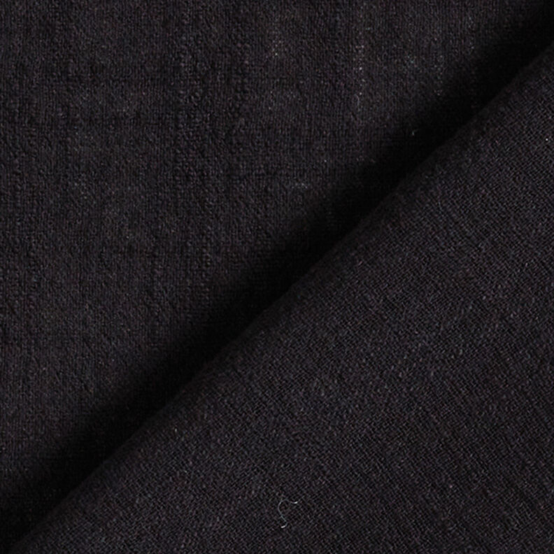 Puuvillakangas Pellavatyyli – musta,  image number 3