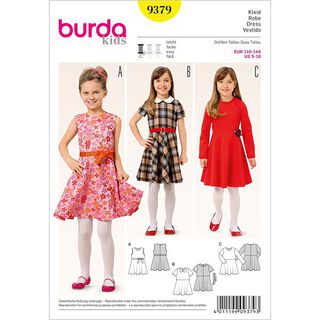 Tytön mekko, Burda 9379, 