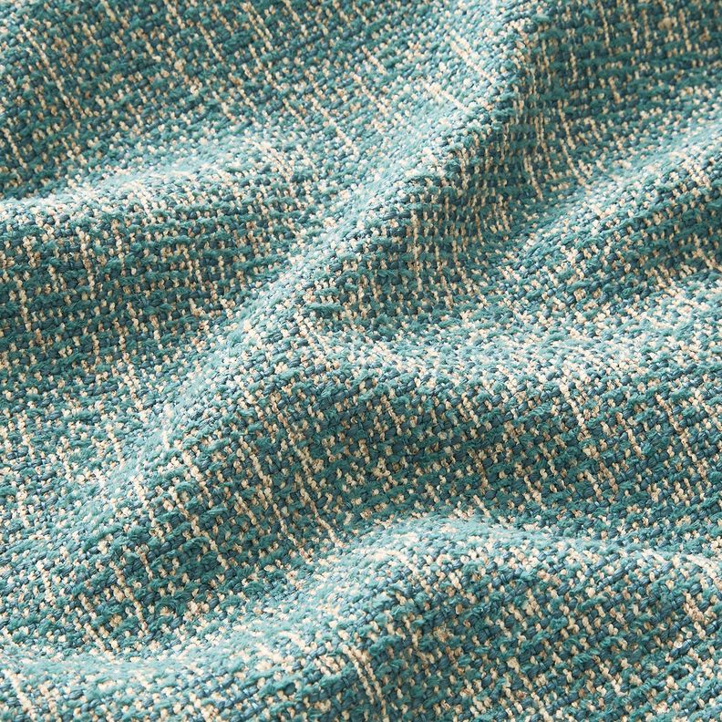 Verhoilukangas värikäs ommel – kirkas petrooli/vaalea ruskeanharmaa,  image number 2