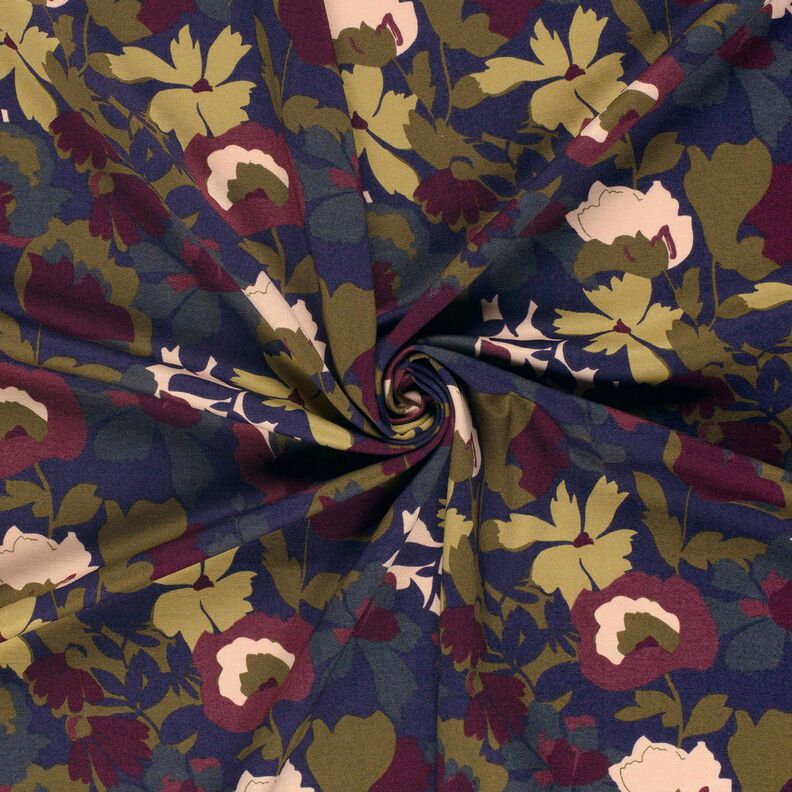 Romanitjersey Kukkapelto &ndash; laivastonsininen/merlot,  image number 3