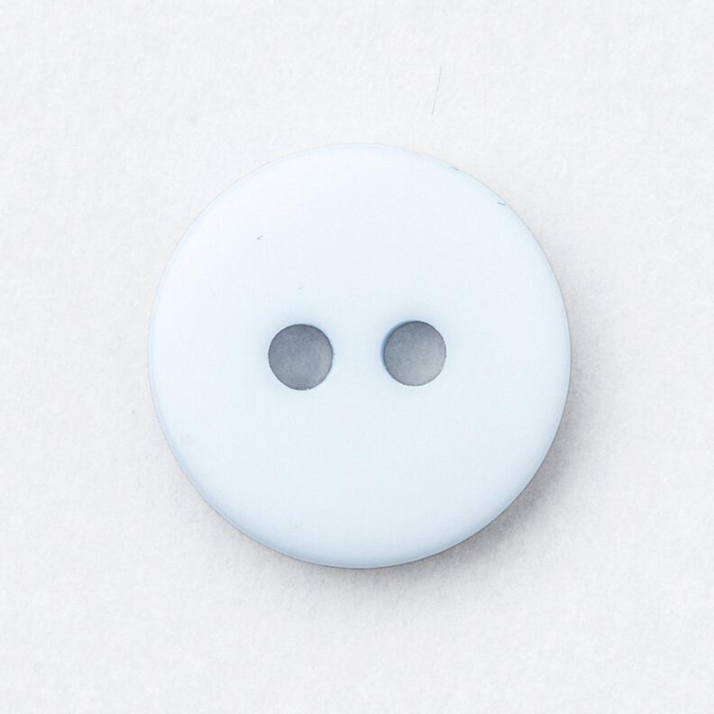 2-reikäinen pyöreä nappi [Ø 11 mm] – hopeansininen,  image number 1