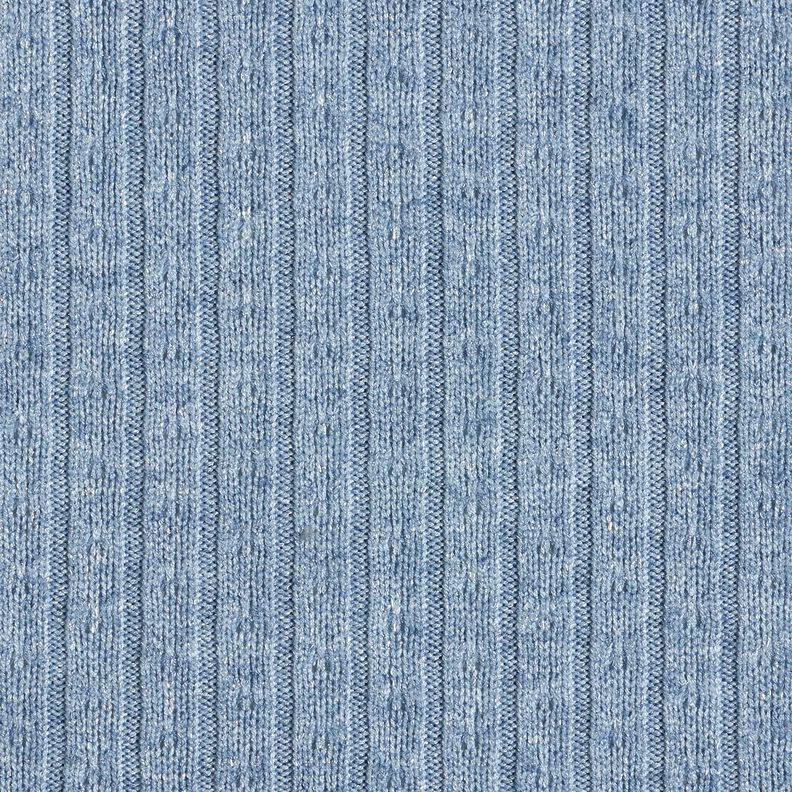 Neulekangas Ajour ylellisen kimaltelevilla raidoilla – vaaleansininen,  image number 1