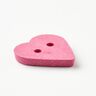 Sydämenmuotoinen nappi [Ø 15 mm] – pink,  thumbnail number 3