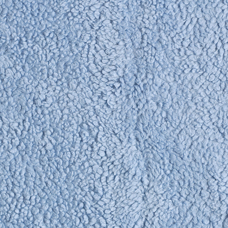 Puuvillainen sherpa Yksivärinen – vaaleansininen,  image number 1