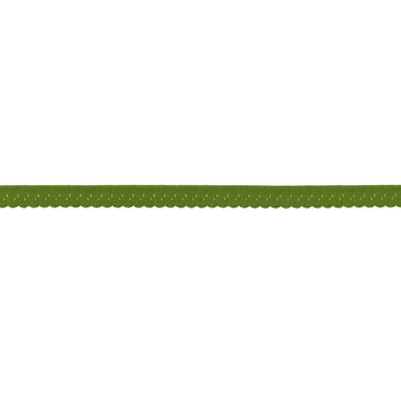 Joustava kanttausnauha Pitsi [12 mm] – oliivi,  image number 1