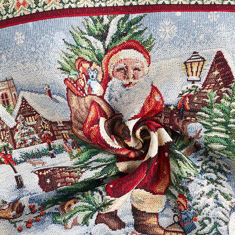 Paneeli Gobeliini Jouluinen vierailu – karmiininpunainen,  image number 3