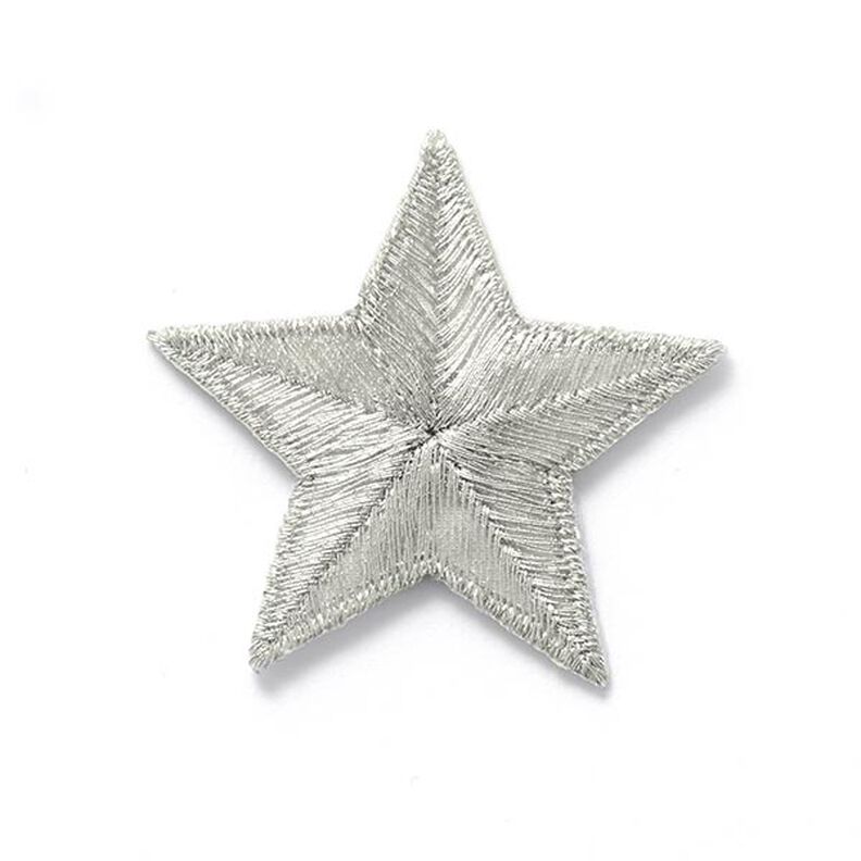 Kangasmerkki Tähti – hopea metallic,  image number 1