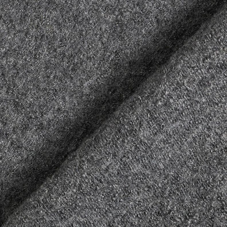 Kevyt viskoosi-villasekoite Neulekangas – tummanharmaa,  image number 3