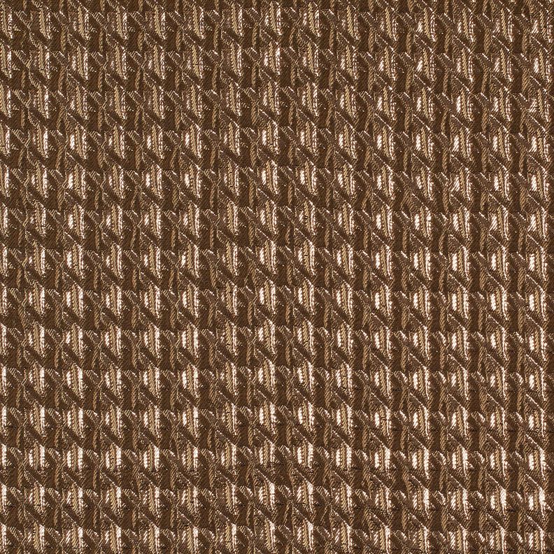 Cloqué Kimalteleva kukonaskel – keskiruskea,  image number 1