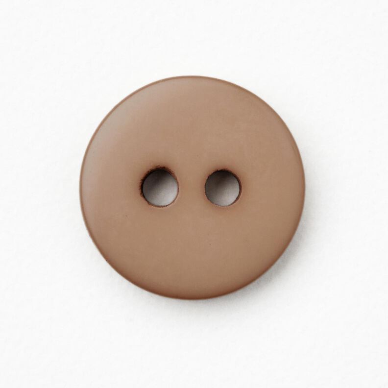 2-reikäinen pyöreä nappi [Ø 11 mm] – cashew,  image number 1