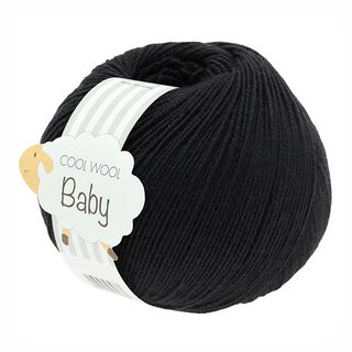 Cool Wool Baby, 50g | Lana Grossa – musta, 