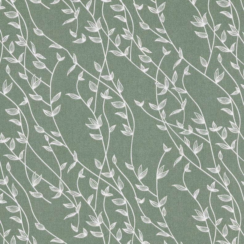 Puuvillapopliini Lehtiköynnökset – kaisla,  image number 1