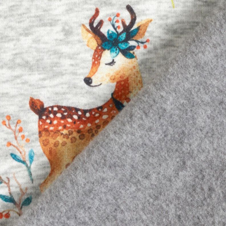 Alpenfleece Romanttinen kauris – hopeanharmaa/luonnonvärinen,  image number 4