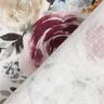 Musliini-/kaksikerroksinen kangas akvarelliruusut Digitaalipainatus – valkoinen,  thumbnail number 5