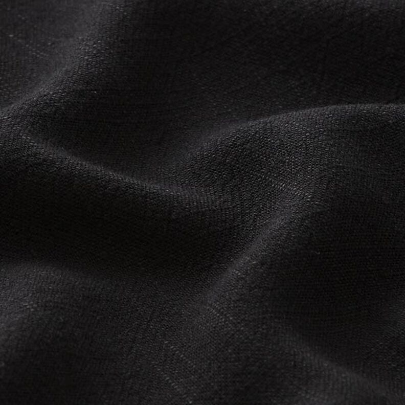 Viskoosi-pellavakangas pehmeä – musta,  image number 3
