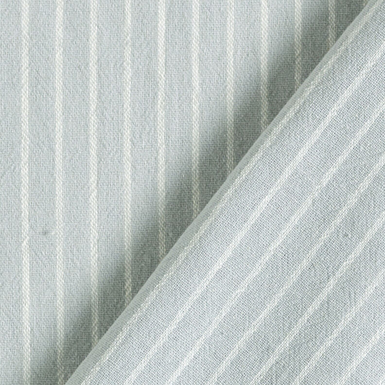 Paitapuserokangas Puuvillasekoite Leveät raidat – harmaa/villanvalkoinen,  image number 4