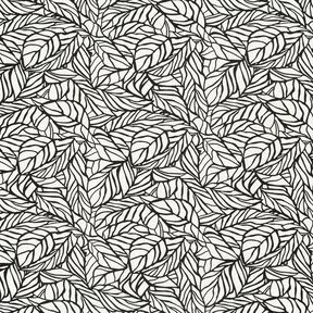 Viskoosi-pellavasekoite Lehvist&ouml; &ndash; villanvalkoinen/musta, 