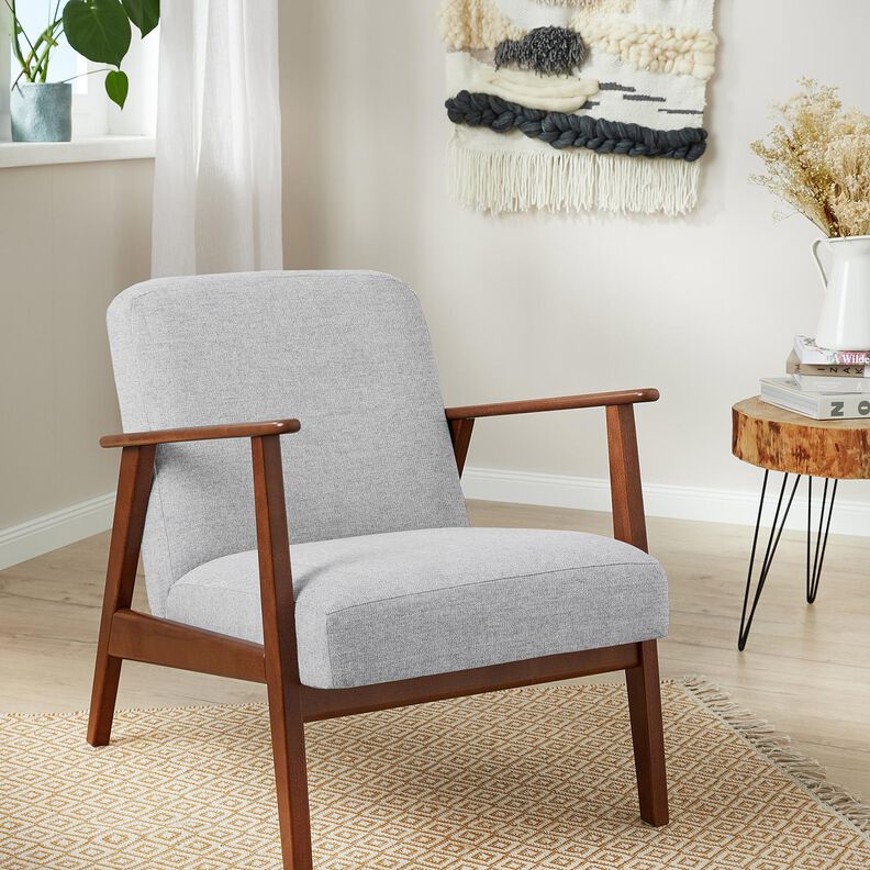 Verhoilukangas Pehme&auml; kangas &ndash; hopeanharmaa,  image number 5