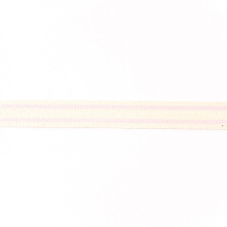 Kudottu nauha Puuvilla Raidat – roosa,  image number 1
