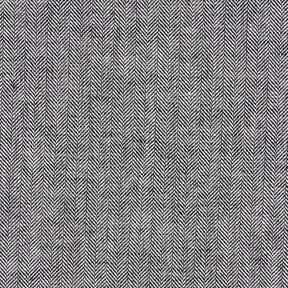 Pellava-puuvilla-sekoite Kalanruoto – musta, 