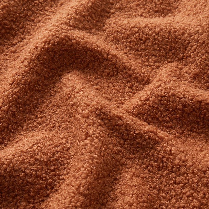 Verhoilukangas Pehmeä teddykangas – terrakotta,  image number 2
