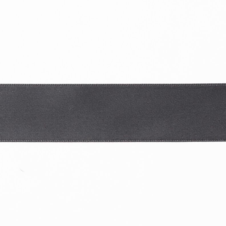 Satiininauha [25 mm] – tummanharmaa,  image number 1