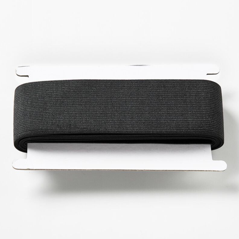 Sile&auml; kuminen nauha [3 m | 50 mm] &ndash; musta,  image number 1