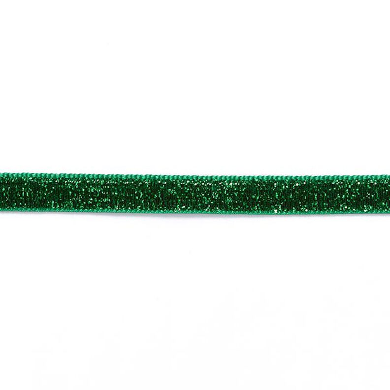 Samettinauha yksivärinen Metallic [10 mm] – kuusenvihreä,  image number 2