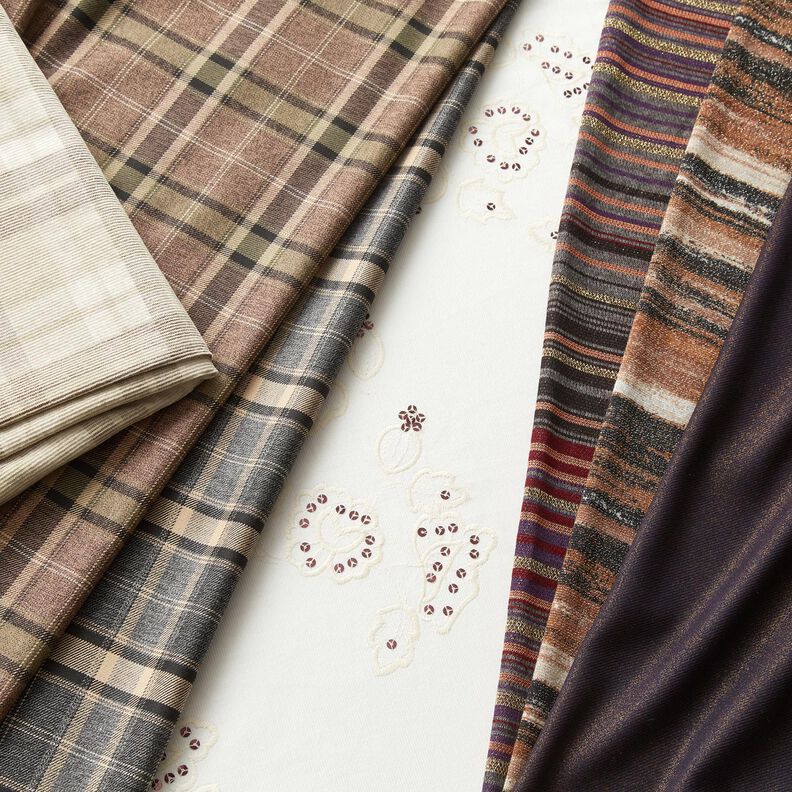 Jersey Kimalle Pyyhkiytyneet raidat &ndash; ruskea/musta,  image number 6