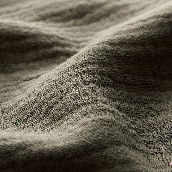 Musliini-/kaksikerroksinen kangas – savenharmaa,  image number 3