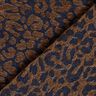 Housukangas farkkujäljitelmää leopardikuvio – keskiruskea/yönsininen,  thumbnail number 4