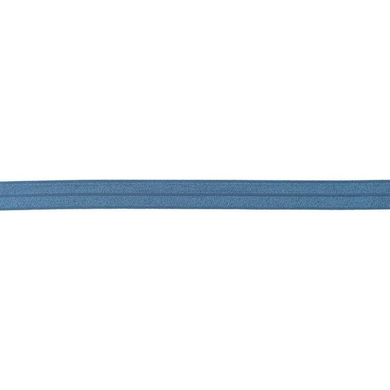 Joustava kanttausnauha  kiiltävä [15 mm] – farkunsininen,  image number 1