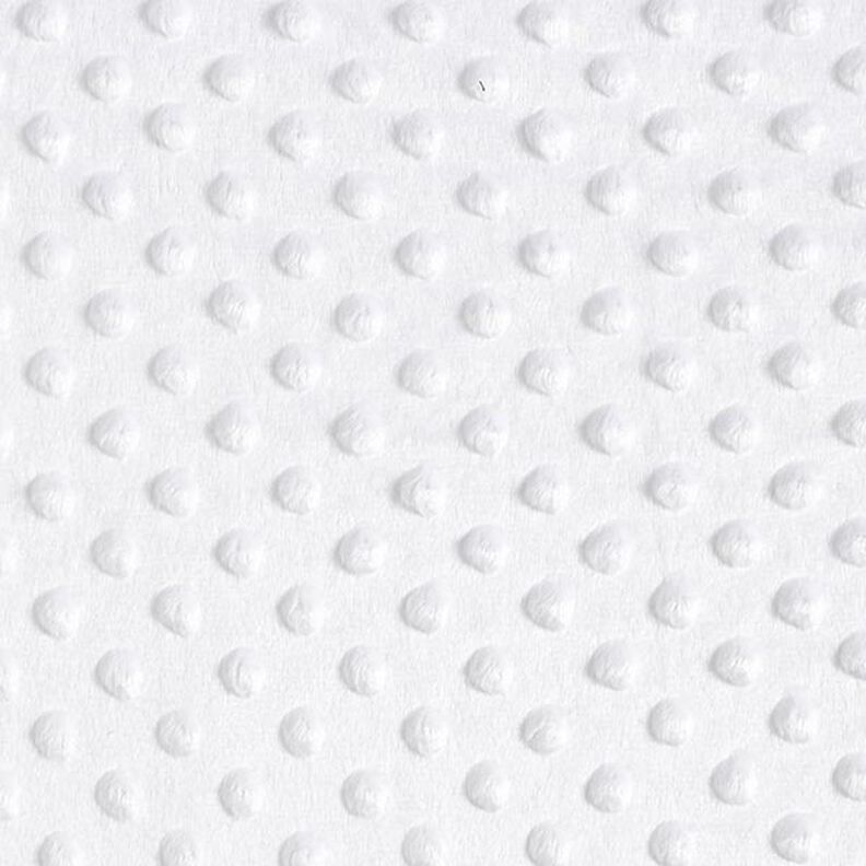 Pehmofleece Kohokuvioidut pisteet – valkoinen,  image number 1