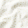 Puuvillakangas Popliini Hienot pilkut – villanvalkoinen/kulta,  thumbnail number 2